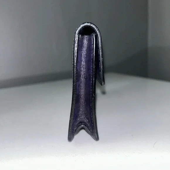 Gucci Web Navy Sherry Line GG Coated Canvas Clutch - Picture 12 of 13